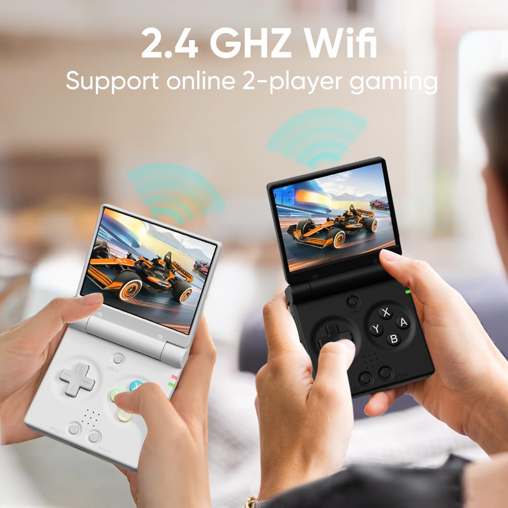 Miyoo Mini Flip Retro Handheld Game Console, 2.8 Inch 750*560 IPS